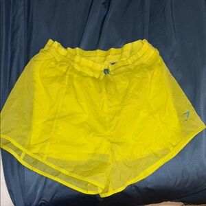 Bright Yellow Women's Athletic Shorts